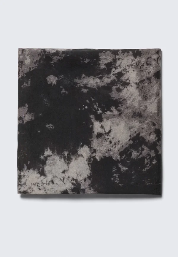 VOILE - Scarf - black/obsidian cloud