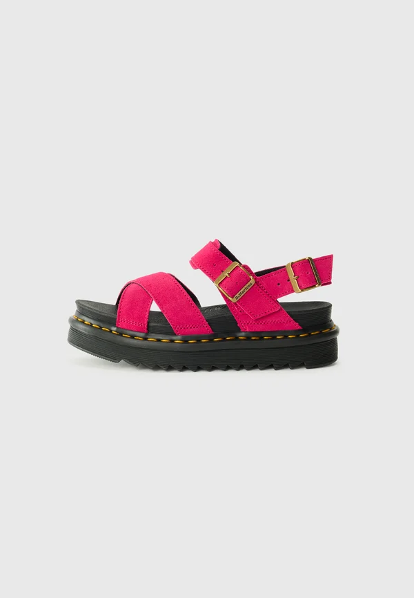 VOSS II - Platform sandals - fuchsia