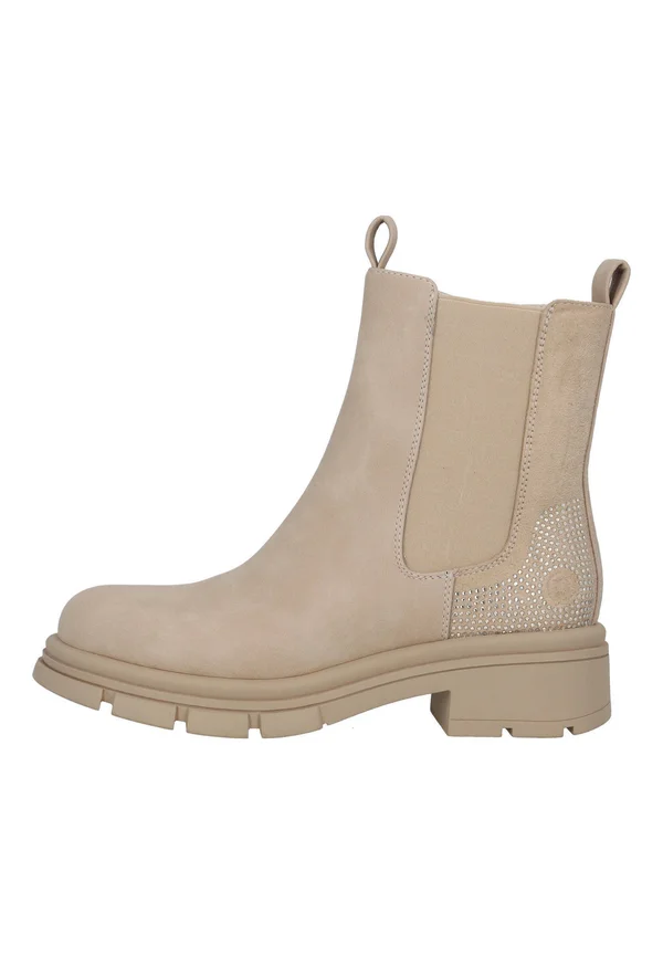 VULMER - Platform ankle boots - beige