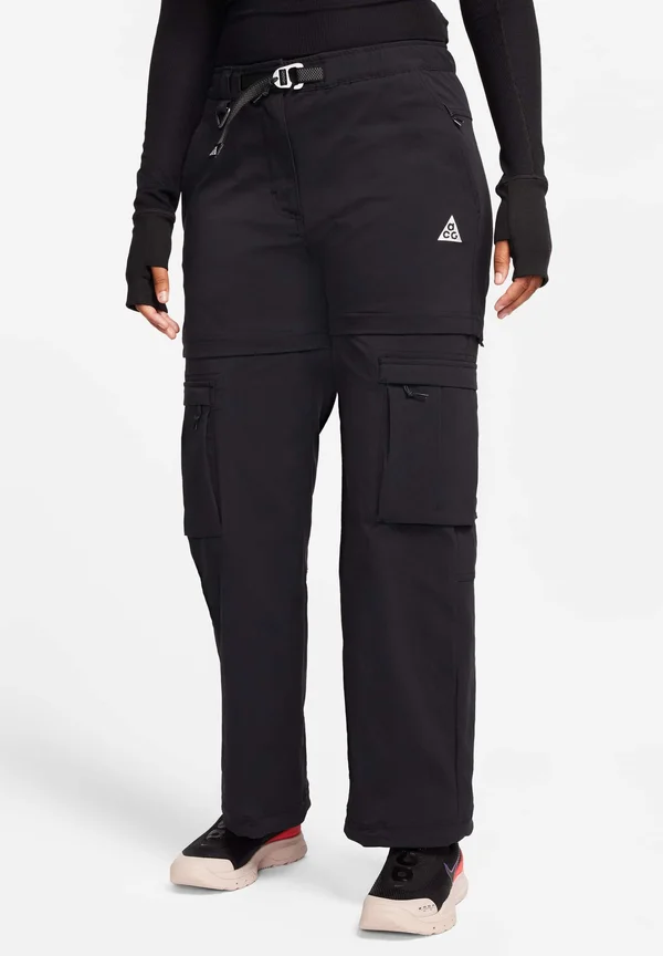 W ACG SMITH SUMMIT ZIP OFF  - Cargo trousers - black summit white