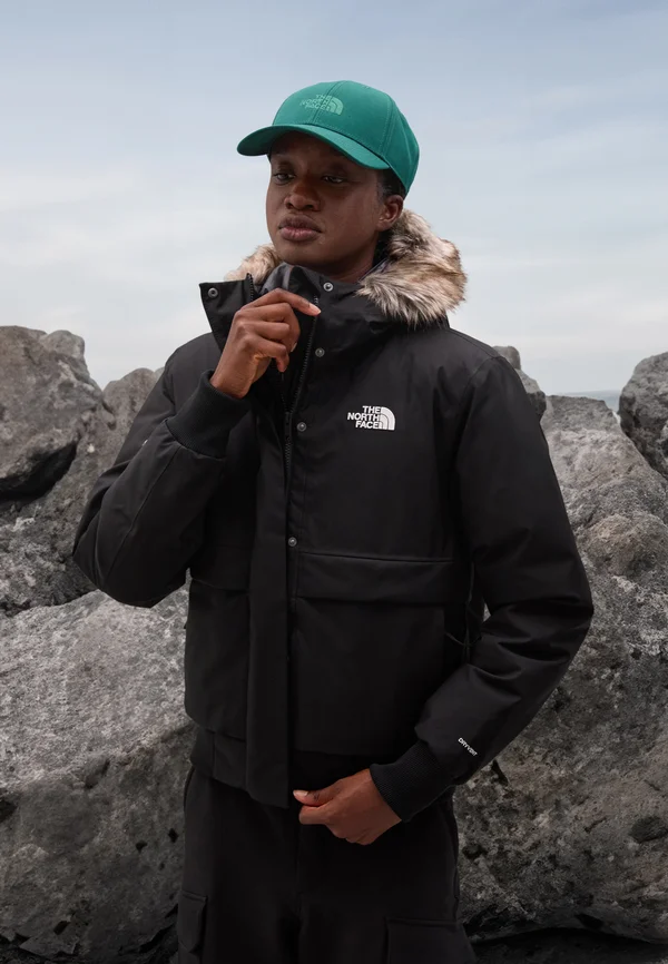 W ARCTIC BOMBER - Down jacket - black