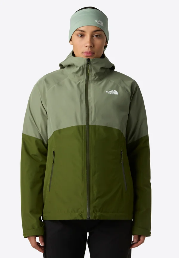 W DIABLO DYNAMIC ZIP-IN JACKET - Outdoor jacket - bark mist woodland gree