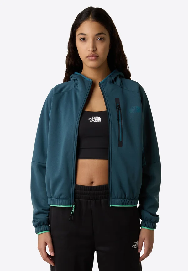 W MOUNTAIN ATHLETICS FLEECE FULL ZIP JAC - Running jacket - deep cypress space