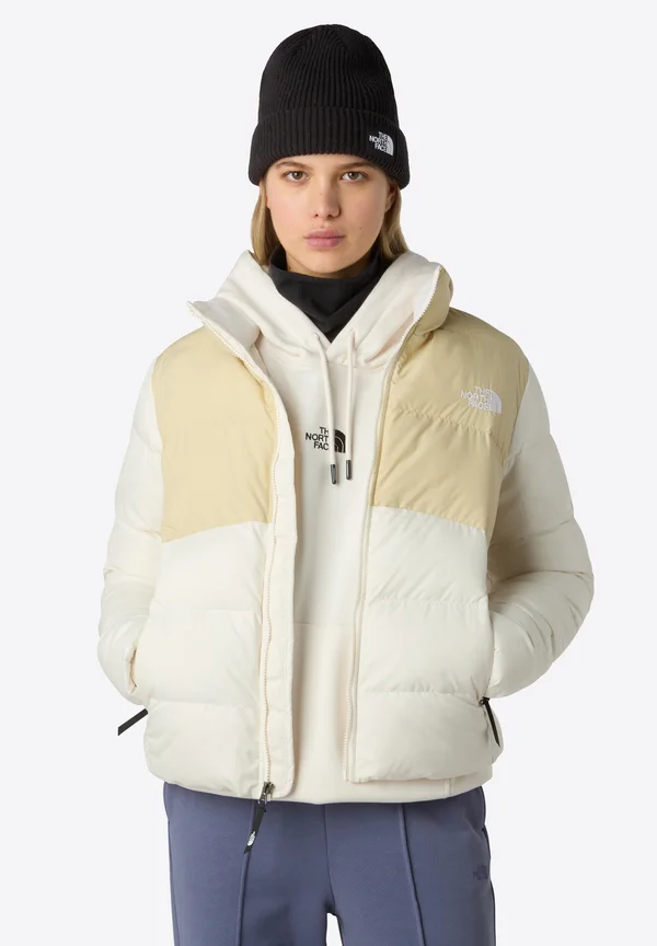 W SAIKURU JACKET - Winter jacket - gravel white dune