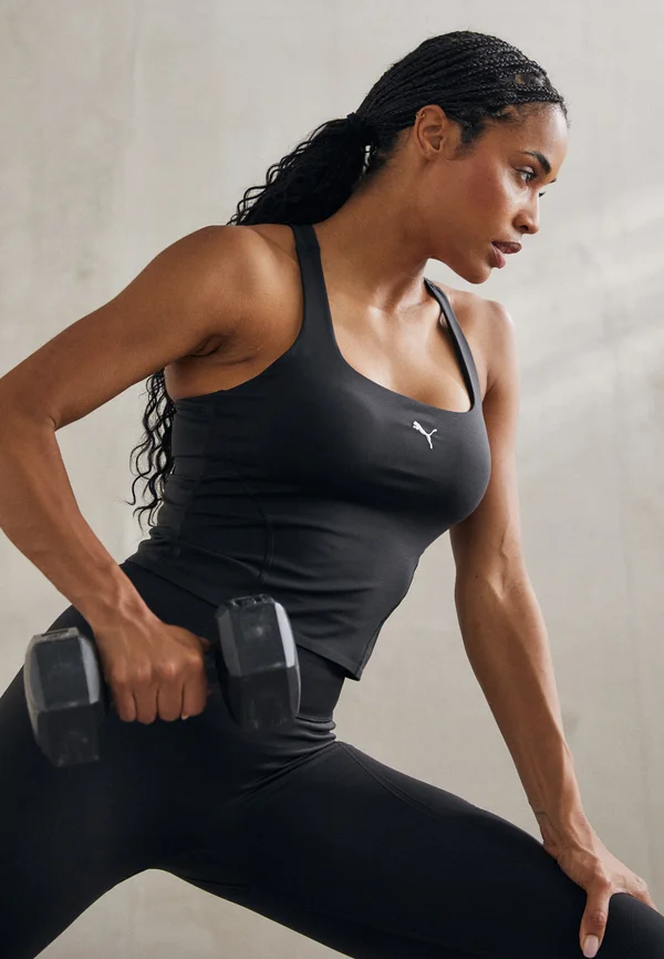 W SHAPELUXE 2IN1 TANK - Top - black