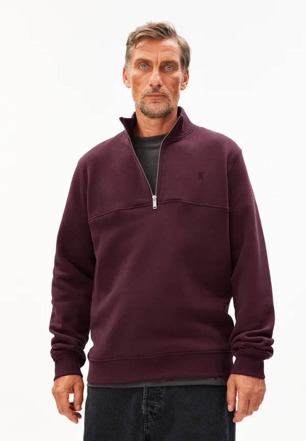 WAARLO - Sweatshirt - dark cranberry