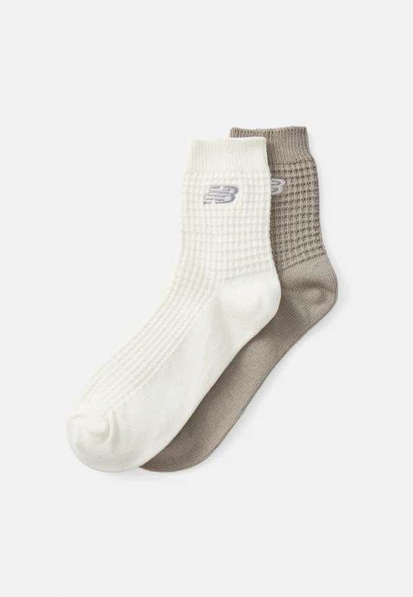 WAFFLE ANKLE UNISEX 2 PACK  - Socks - offwhite/stone