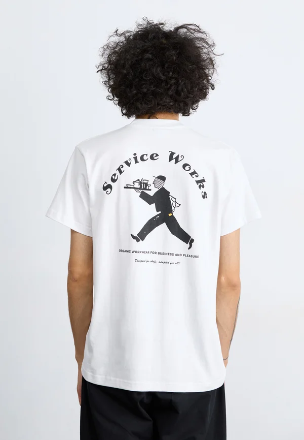 WAITER TEE - Print T-shirt - white
