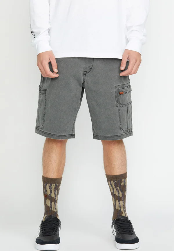 WALK GAGE WORK  - Denim shorts - stealth