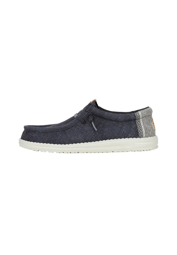 WALLY JUTE - Lace-ups - black granite grey