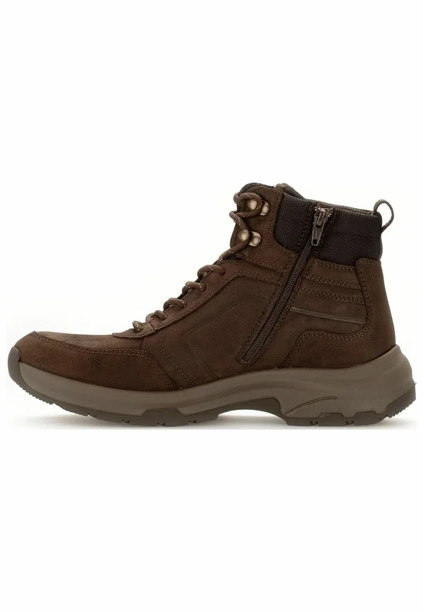 WANDER - Lace-up ankle boots - mocca black