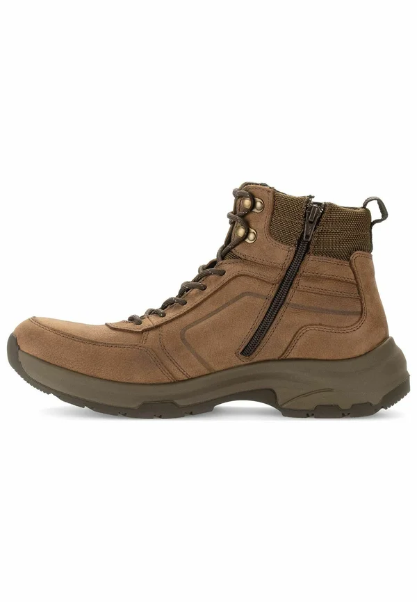 WANDER - Lace-up ankle boots - tobacco olive