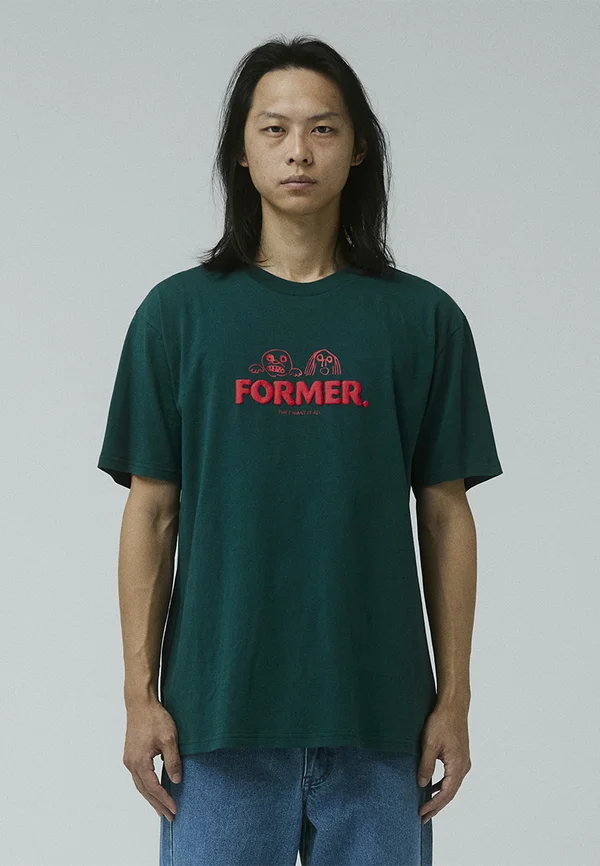 WANT IT ALL - Print T-shirt - petrol