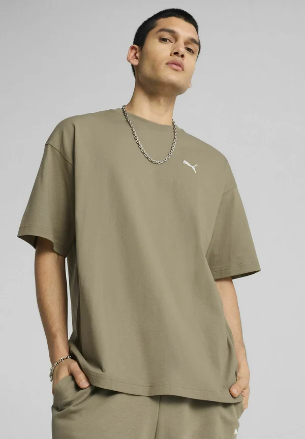 WARDROBE - Basic T-shirt - velvet moss