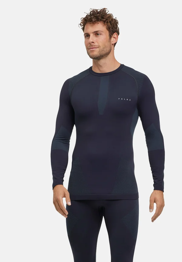 WARM LONGSLEEVED SHIRT MILD TO COLD TEMPERATURES - Undershirt - black