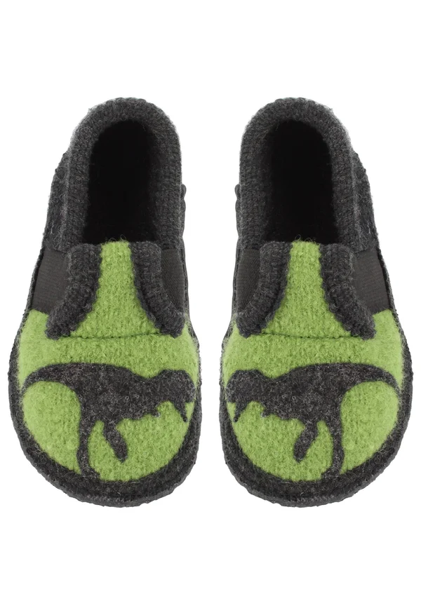 WARMFUTTER DINO - Slippers - grün