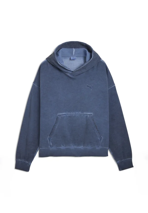 WASHED OUT GRAPHIC BOXY - Sweatshirt - dark indigo