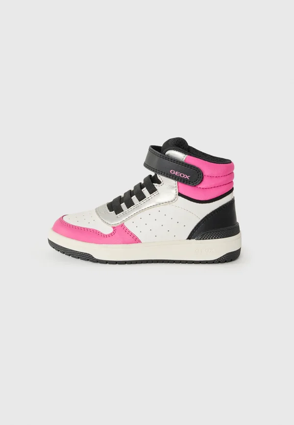 WASHIBA - High-top trainers - white/fuchsia