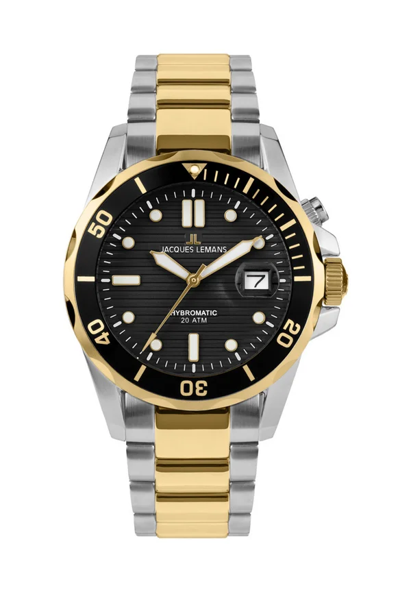 Watch - silver coloured and gold coloured