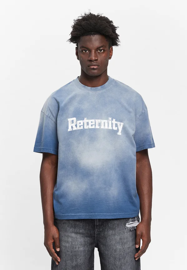 WATERCOLOR - Print T-shirt - washed blue