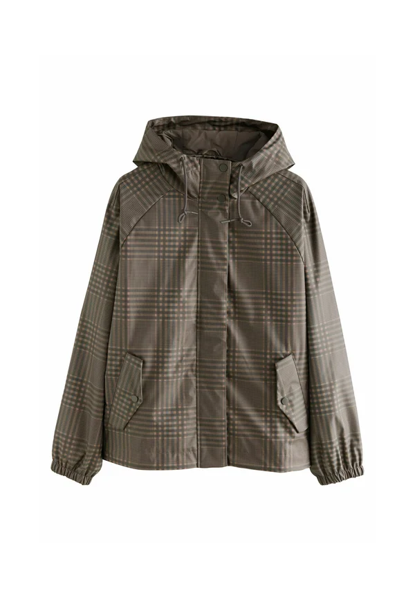 Waterproof jacket - brown check