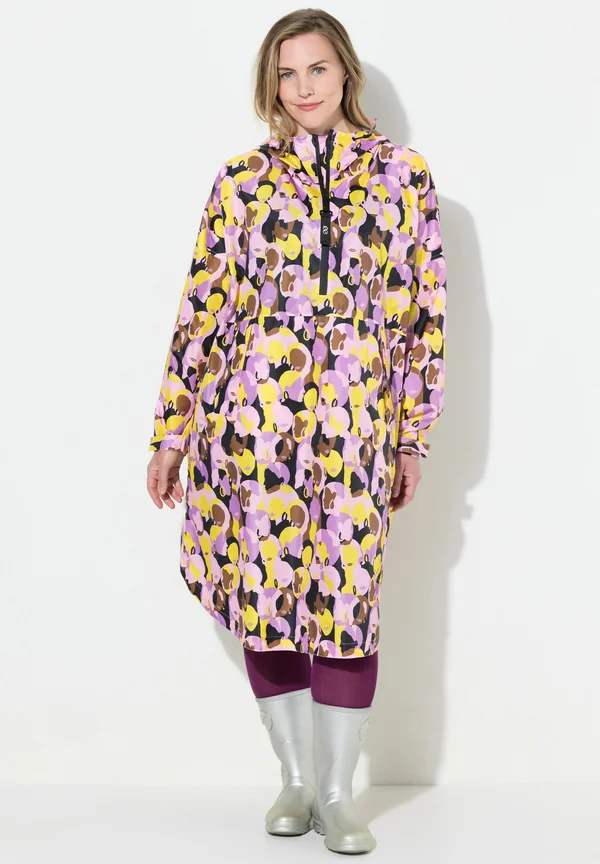 Waterproof jacket - dark orchid