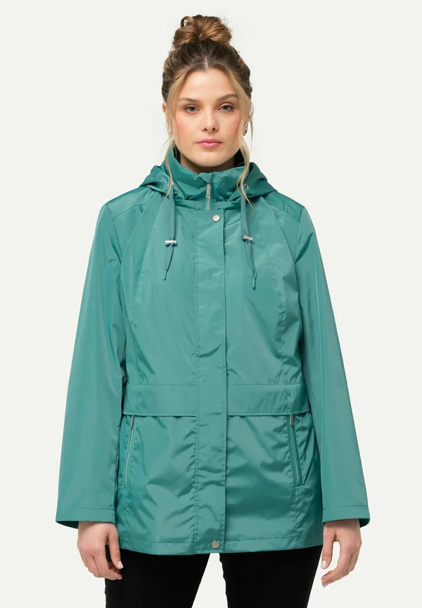 Waterproof jacket - soft turquoise