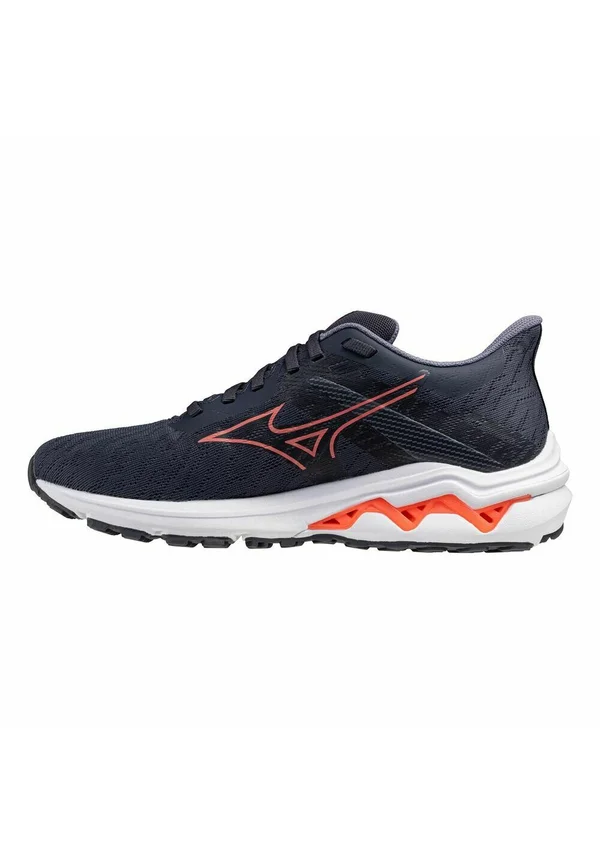 WAVE EQUATE 9 - Road running shoes - odyssey gray striking coral blue granite
