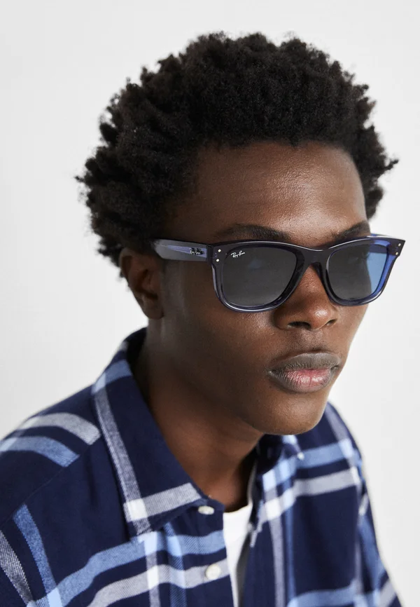 WAYFARER REVERSE UNISEX - Sunglasses - trasparent blue