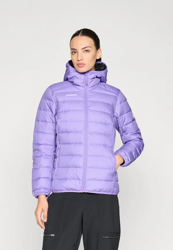 WAYMARKER IN HOODED JACKET WOMEN - Down jacket - lavandin/black