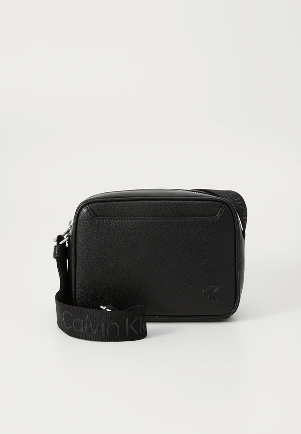 WEBBING STRAP CAMERA BAG - Cross body bag - black