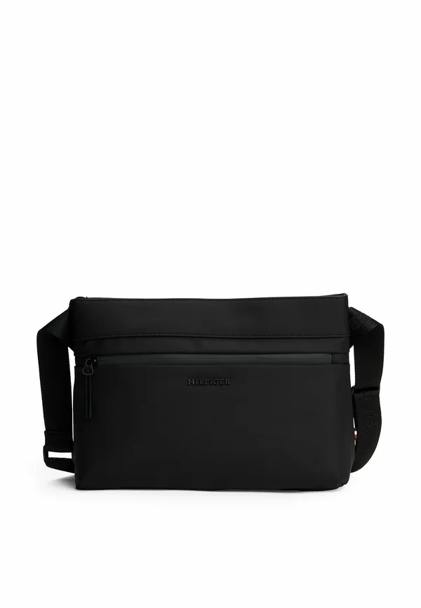 WEBBING STRAP MESSENGER - Cross body bag - black
