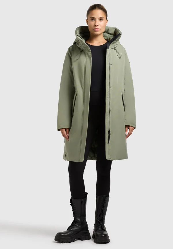 WEDELIA WITH INNER JACKET - Winter coat - muted green