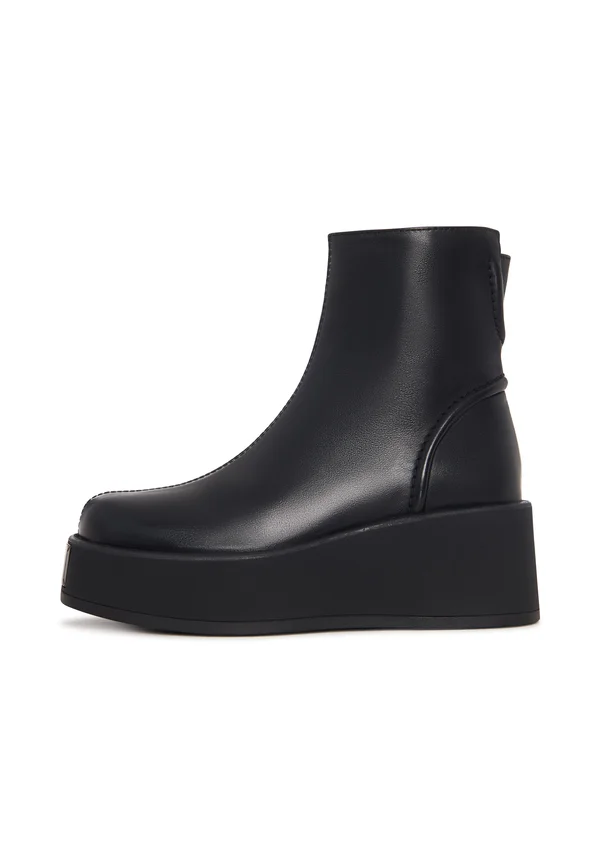 Wedge Ankle Boots - black