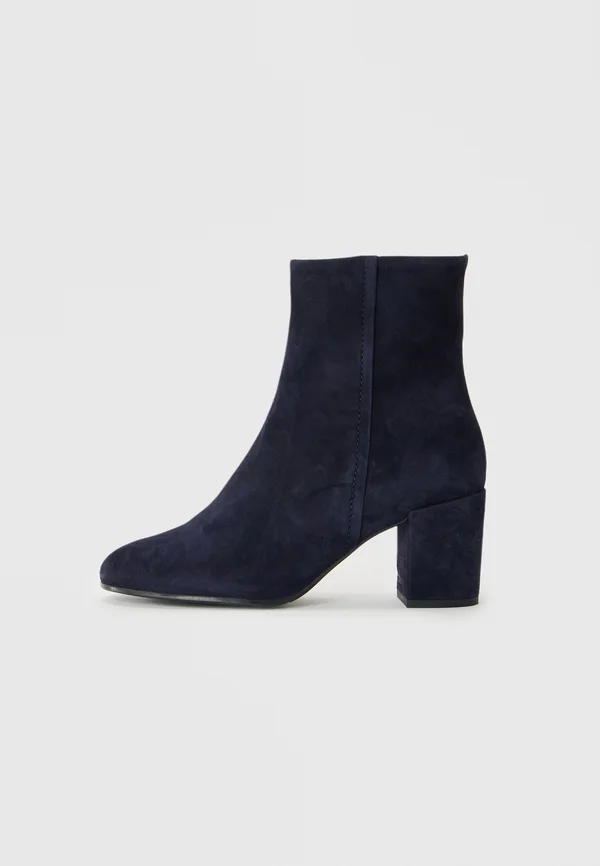 Wedge Ankle Boots - navy