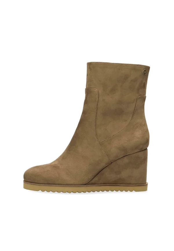 Wedge Ankle Boots - taupe