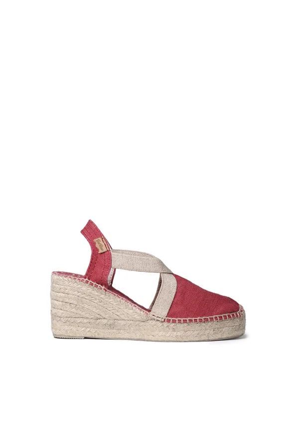 Wedge Ankle Boots - vermell