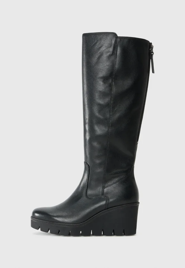 Wedge boots - schwarz