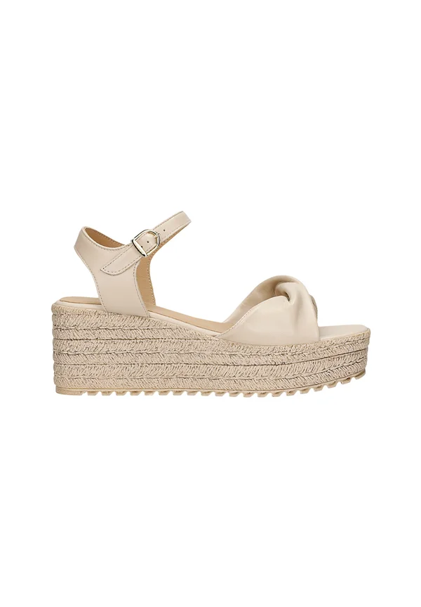 Wedge sandals - beige