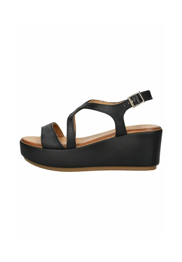 Wedge sandals - black blk