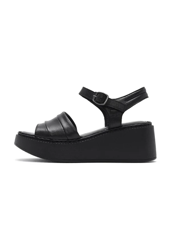 Wedge sandals - black