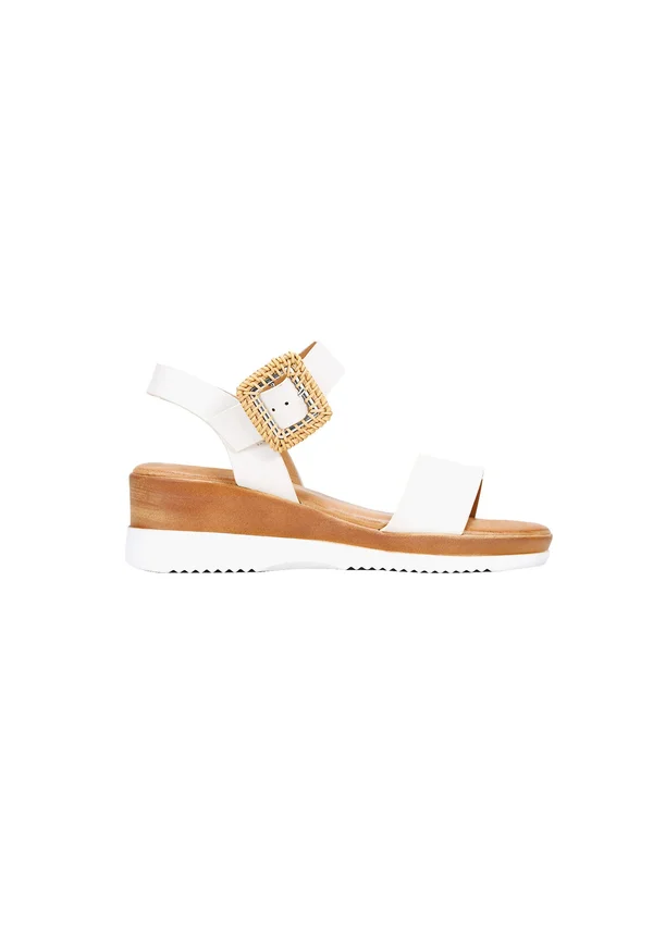 Wedge sandals - blanco