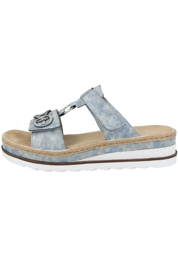 Wedge sandals - blue