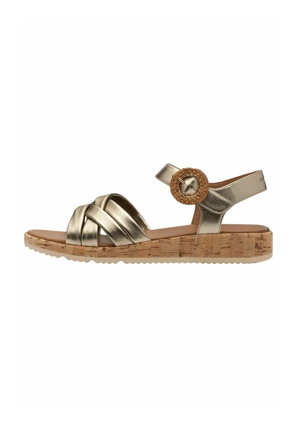 Wedge sandals - bronce