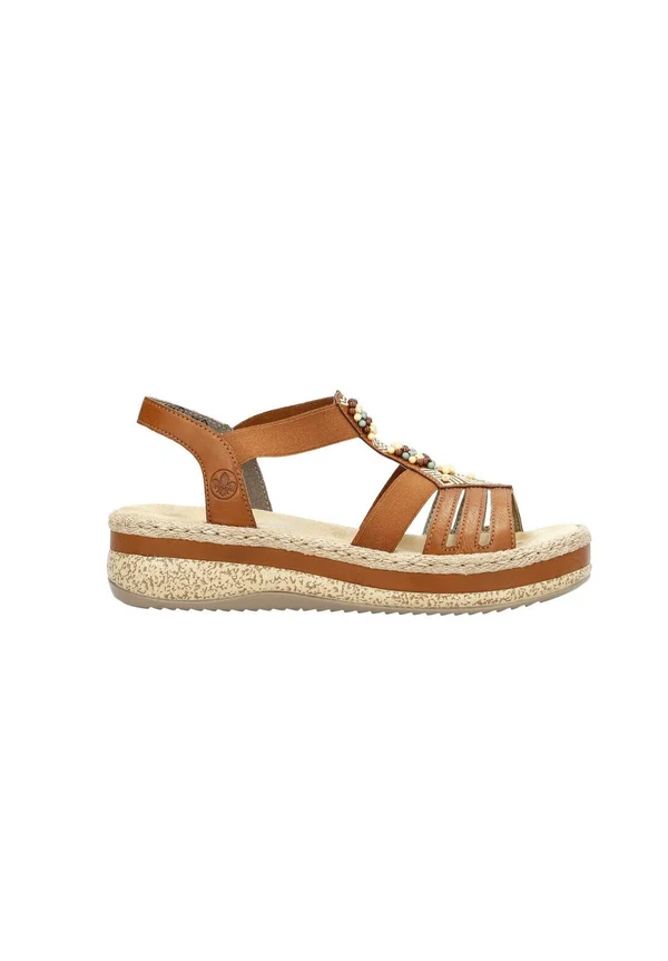 Wedge sandals - brown