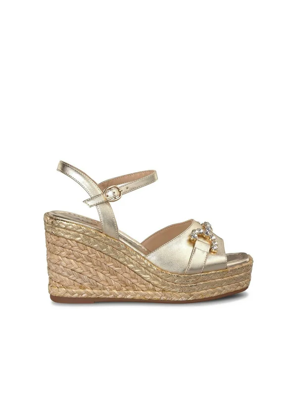 Wedge sandals - dorado