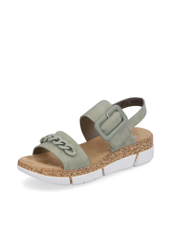 Wedge sandals - grün