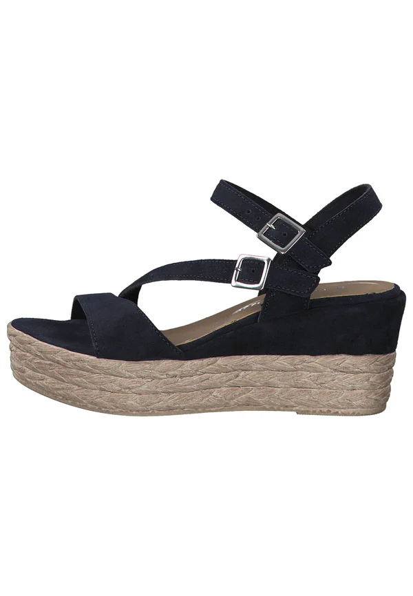 Wedge sandals - navy