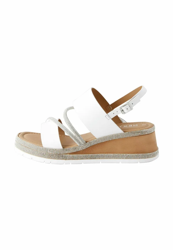 Wedge sandals - off white