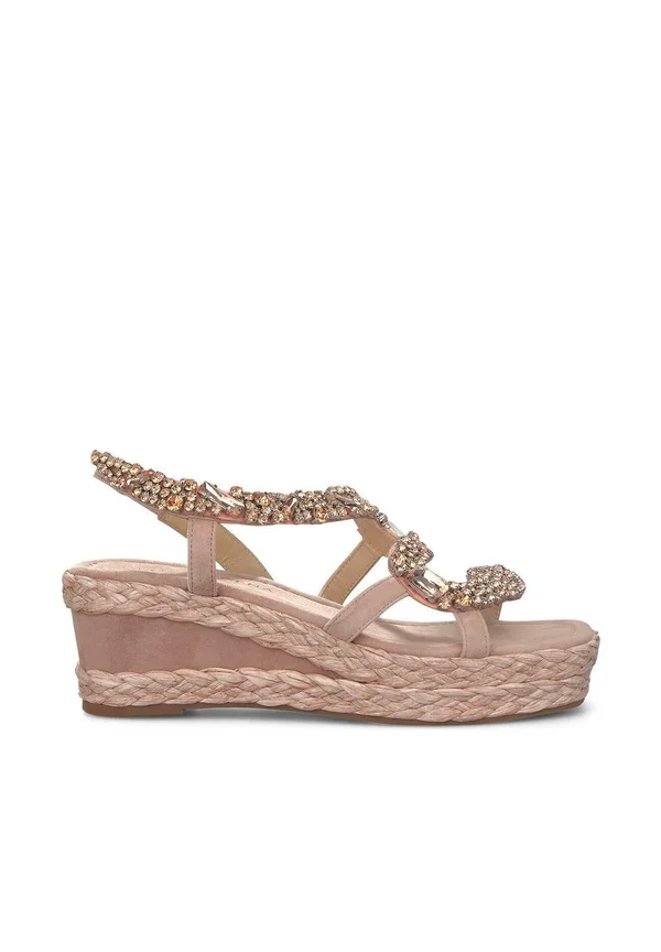 Wedge sandals - rosa claro